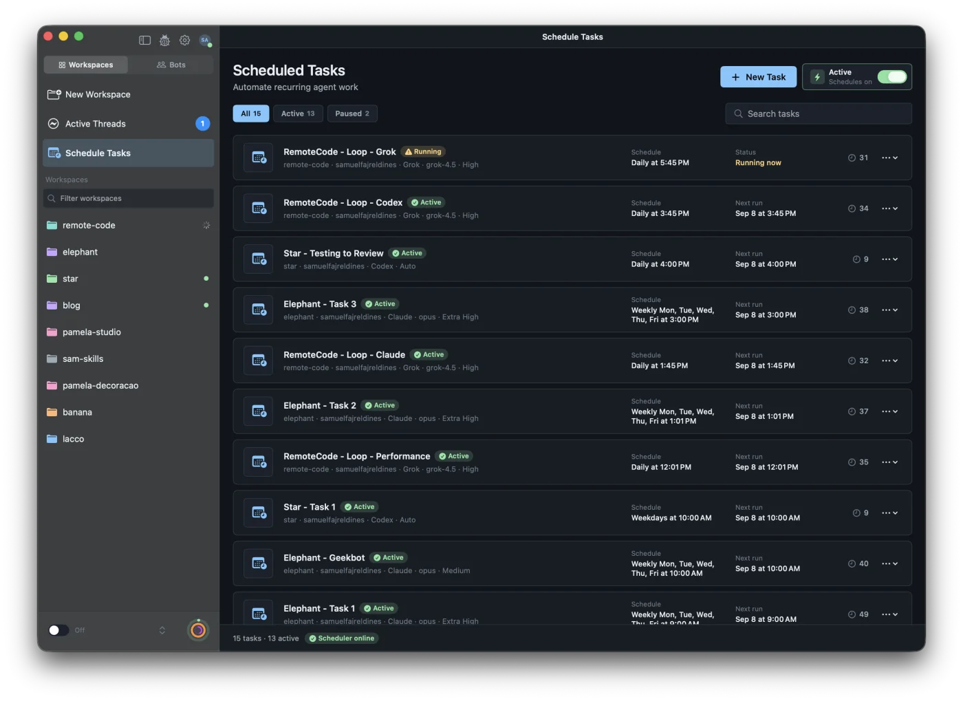 RemoteCode Scheduled Tasks
